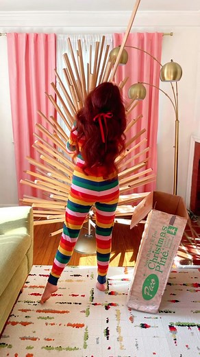 Vintage Christmas Tree 🎄❤️ Sharing how I assemble my Peco Super Deluxe 7 ft. Aluminum Christmas Tree ✨ #vintagechristmas #retrochristmas #christmas