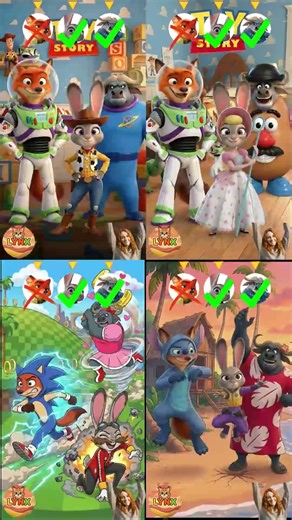 Zootopia Nick, Judy y Bogo en el Mundo de Compilation #zootopia #zootopia2 #judyhopps