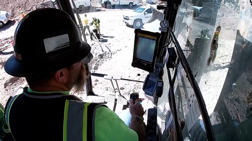 3.1K views · 38 reactions | Trimble WorksManager Software allows Rock Structures Utility and Excavating to remotely send construction-ready models to machines and survey crews in the field, improving project efficiency. | Trimble Geospatial and Civil Construction | Facebook