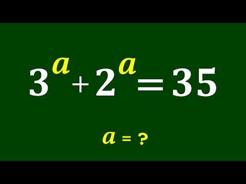 A Nice Algebra Problem | Math Olympiad a=?