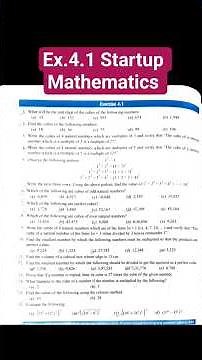 Class8 CH.4 Cubes and Cube Roots Ex.4.1 #startupmathematics #vivaeducation