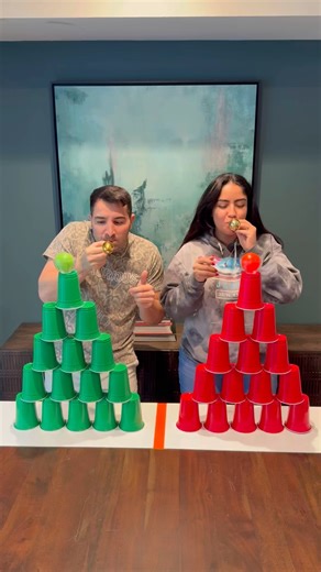 Whoever Finishes First Wins🤩 #challenge#funny#gamenight#shorts