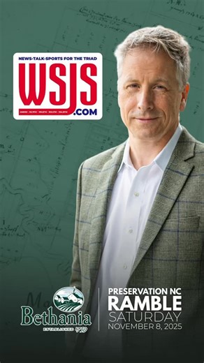 Preservation NC’s President & CEO Benjamin Briggs made an appearance earlier this week on WSJS to speak about Bethania’s history and this Saturday’s event! Give his interview a listen for a preview of what to expect at the Ramble on November 8, and be sure to purchase your tickets today at PresNC.org - tickets just $25/person! . . . . . #nchistory #preservation #historicpreservation #nchomes #winstonsalem #winstonsalemnc #bethania #ncevents | Preservation North Carolina | Facebook