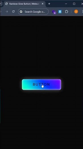 Rainbow Glow Button ✨ CSS Magic!