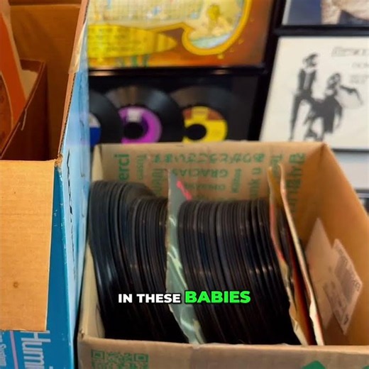 $5 Vinyl Record Hunt: Unboxing Dusty 45 RPM Gems! #shorts