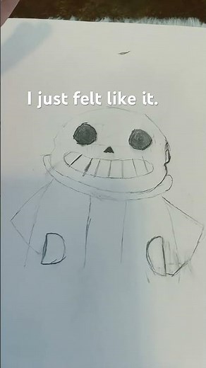 Tutorial on how to draw Sans #undertale #sans