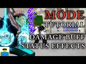 How To Make Modes / Damage Buffs | Jujutsu Shenanigans JJS Skill Builder Tutorial