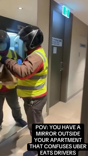 Funny Food Delivery Mirror Prank That Will Make You Laugh
