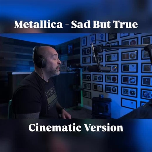 “Sad But True” by @metallica — cinematic cover. I’ve been having a lot of fun exploring these cinematic versions lately. This song really opens up when you lean into the weight and atmosphere. Sometimes slowing things down makes them hit even harder. #metallica #sadbuttrue | Just Joe