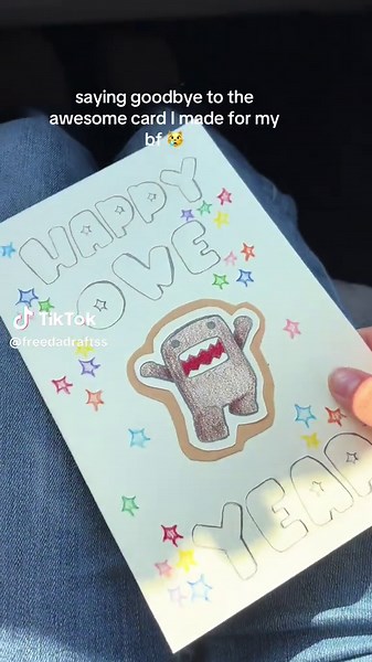 Handmade Goodbye Card for My Boyfriend