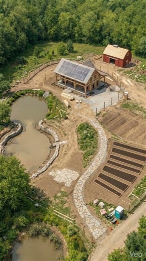 Luxury Farm Built From Scratch | Timelapse #timelapse #satisfying #construction #architecture #work