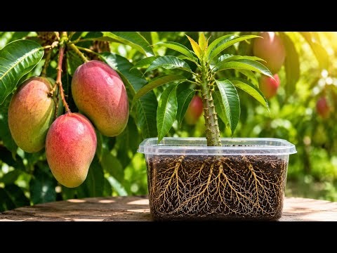 The Secret to Propagating Mangoes for Rapid Rooting and Fruiting