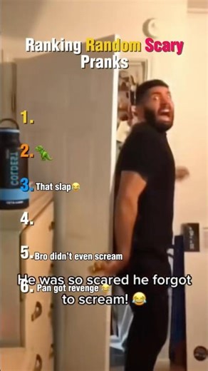 Ranking random scary pranks #shorts