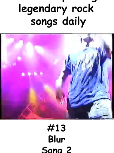 “Song 2” was released by Blur in 1997 as a single from their self-titled album Blur. Short, loud, and deliberately simple, the track is built around explosive guitar distortion, abrupt quiet-loud shifts, and a pounding drum beat, standing in stark contrast to the band’s earlier, more melodic Britpop sound. Written by Damon Albarn and Graham Coxon, the song playfully exaggerates the clichés of American grunge and alternative rock, using raw energy and the now-iconic “woo-hoo!” shout as its center