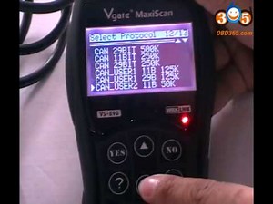 Vgate Scantool Maxiscan VS890 use method