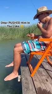 🤣 Shocking: Ultimate Otter Attack Knocks Fisherman Into Lake! #Unbelievable #Otter #Attack #Funny #Viral #fypPrepare for an amazing, hilarious, and **Unbelievable** ambush by a mischievous river dweller! The setup is a sunny wooden dock on a calm lake, where a young man is relaxed, casually fishing, completely unaware of the hidden danger lurking below the surface. The conflict arises from the sudden, aggressive intruder. But what happens next will shock you... A large Otter suddenly emerges fr