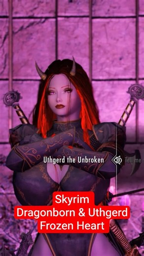 🛡️ Skyrim Companion Story – Uthgerd the Unbroken’s Frozen Heart #shorts #shortsfeed #skyrimse #mods