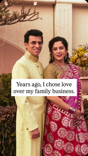 Humans of Bombay on Instagram: "“I chose love over my family business, and somehow, that led to my most successful venture ever! As a young man, I was asked to pick: the woman I loved, or the century-old legacy my great-grandfather built. Choosing her meant walking away from the privilege of being the youngest in a powerful business family. I chose my wife. These are the kind of decisions that shape your identity before they shape your success. Overnight, I went from being part of generational w