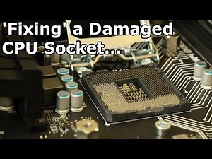 'Fixing' a Damaged CPU Socket...