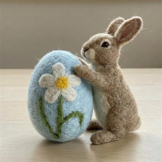 Needle Felted Easter Eggs Set, Pastel Felt Eggs, Wool Egg Ornaments, Easter Tree Decor, Basket Fillers, Waldorf Inspired Spring Decor - Etsy