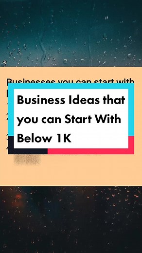 Business ideas that you can start with capital below 1,000/=