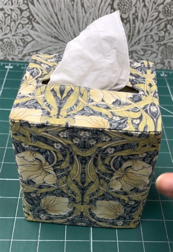 Elevate the everyday with this handcrafted tissue box cover made using the iconic William Morris Pimpernel print. Featuring rich botanical detailing and timeless design, it transforms an ordinary essential into a beautiful décor piece. Perfect for bedside tables, bathrooms, or living spaces, this cover adds a subtle touch of heritage charm while keeping things practical. A small detail that makes a big difference—because even the most functional items deserve to be beautiful. I list my items on 