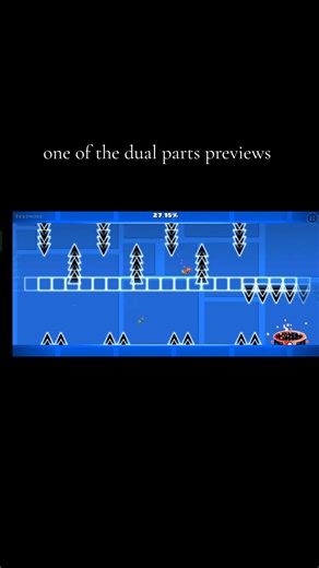 ONE OF the dual parts #gd #geometrydash #creator #mobile #level