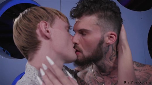 Hatler Gurius and Friends: MMF Threesome with Blowjobs and Tattoos
