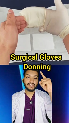 Surgical Gloves Donning