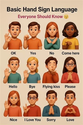 Basic Hand Sign Language Everyone Should Know