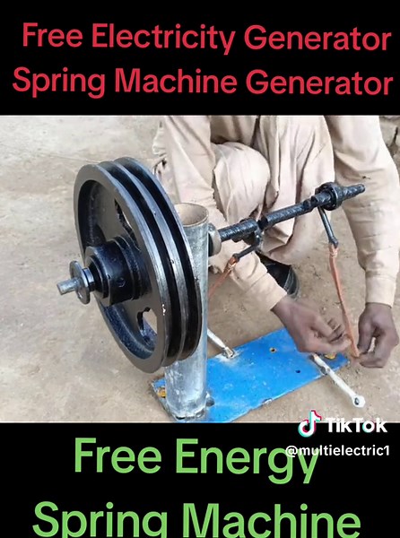Free Electricity Generator Spring Machine Generator Spring Machine Free #springenegry #freeenergy #freeenergy #freeelectricity #Electric #solar #Electric #free