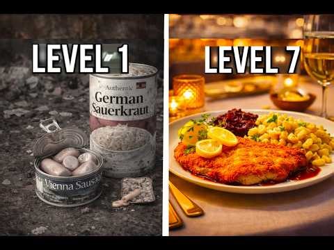German Food Explained in 7 Levels