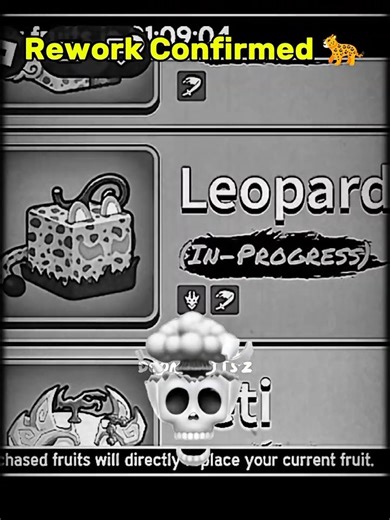 Leopard In Progress🐆🔥.| BLOX FRUIT| #roblox #fyp #fypシ゚viral #bloxfruitsupdate #leopardrework #trend