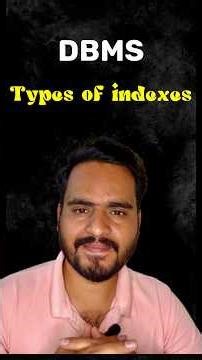 Indexes in sql #shorts