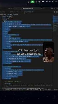 no one told you HTML has content categories