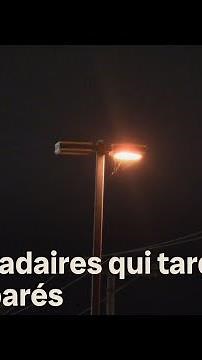 Des lampadaires qui tardent à être réparés