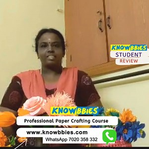 Professional Paper Craft Course For Teachers. Knowbbies Craft Training has helped many to start / re-start their career. We have many such success stories. 👉 Want to know more? 👉 Check this page link 👉 https://knowbbies.com/awaantar-craft-classes-franchise #papercraft #craftcourse #craftteacher #craftclasses #teachertraining #TeacherTrainingCourse #knowbbies Courses for craft teachers to learn amazing Paper Craft creations. In Knowbbies Craft Teachers Training Course, learn Paper Flowers maki