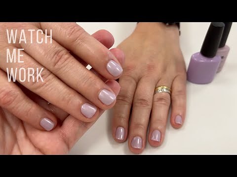 💜 Watch me work with CND Shellac. 💜