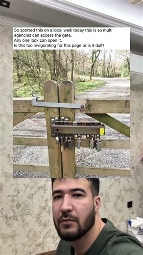 Multi Lock Gate Lets Different Agencies Access With One Key Each #shorts