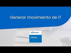 a3innuva | Generar movimiento de IT