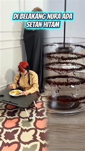 DI BELAKANG NURA ADA SETAN HITAM | NURA_KOMEDI