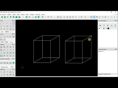 Curso de LibreCAD: 6. Ferramentas de desenho - Linhas
