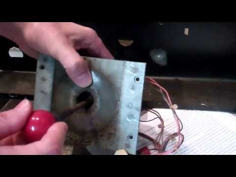 Removal of the MS Pacman joystick and upgrading the control panel - Video 1