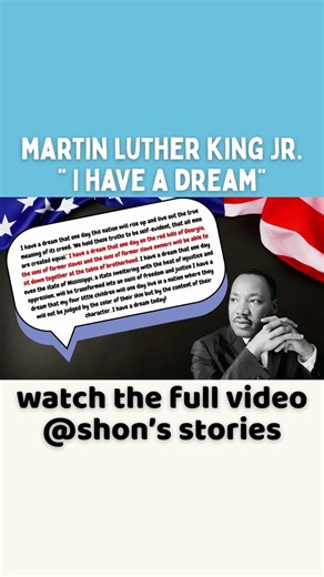 “I Have a Dream” Speech Excerpt | Martin Luther King Jr. for Kids #mlk #blackhistory #forkids