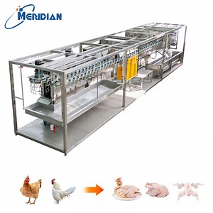 [Hot Item] Container Type Poultry Slaughter Plant Compact Automatic Chicken Slaughter Line for Remote Farm Use