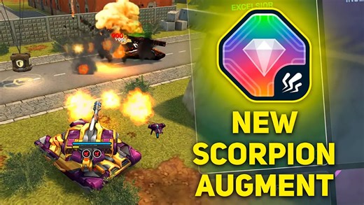 【转载𝟒𝐊】Tanki Online_『天蝎·钻石』天蝎最新红转！！娱乐主播首次体验天蝎钻石红转！！