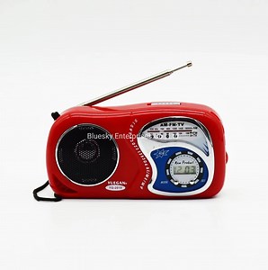 [Hot Item] Portable Radio Multiband Mini Pocket World Receiver MP3 Player Digital Clock Radio