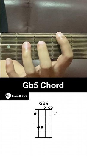 How To Play The Gb5 Chord On Guitar - Guvna Guitars