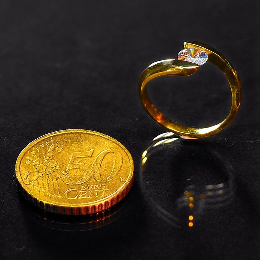 25M views · 54K reactions | Gold diamond ring from a 50-cent coin.  | Bright Side | Facebook