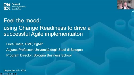 Feel The Mood: Using Change Readiness To Drive A Successful Agile Implementation